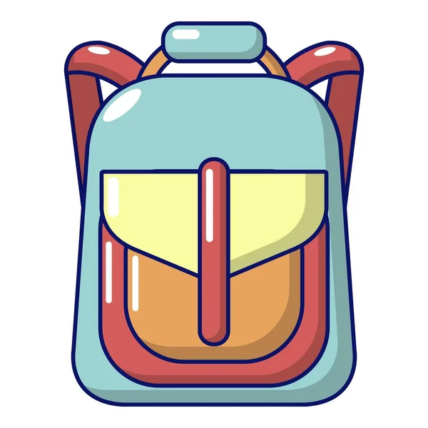 Ícone do elemento da mochila, estilo dos desenhos animados — Vetor de Stock