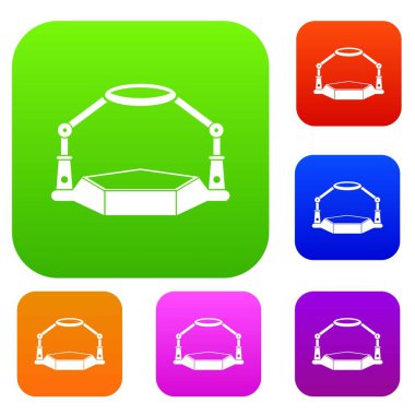 Tablo büyütmek set renk koleksiyonu