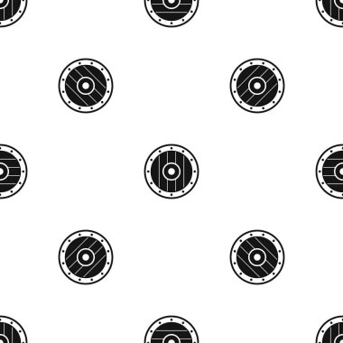 Yuvarlak ordu kalkan desen sorunsuz black