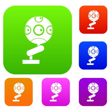 Oyun aygıtı renkli koleksiyonu ayarla