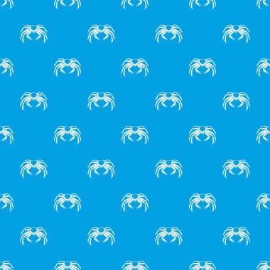 Kar Yengeç desen kesintisiz mavi