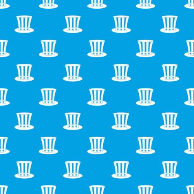 Sam Amca şapka desen kesintisiz mavi