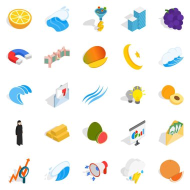 Ekonomi simgeler kümesi, izometrik tarzı eğitim