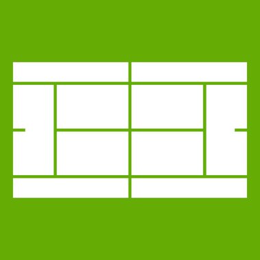 Tenis Kortu simgesi yeşil