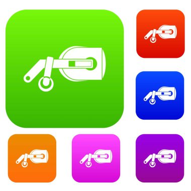 Oyun gerçeklik gözlük renk koleksiyonu ayarla