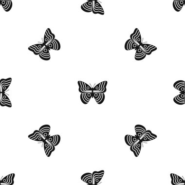 Sökülen kelebek deseni sorunsuz siyah