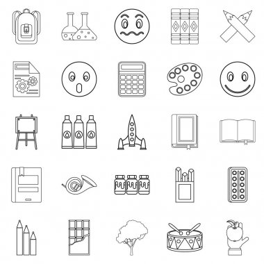 Ayyaş Enstitü simgeler kümesi, anahat stili