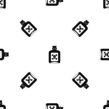 Zehir desen sorunsuz siyah