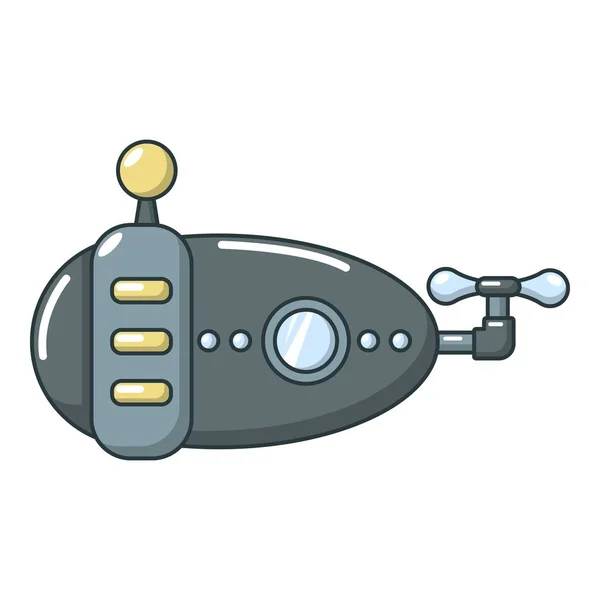 Ponorky námořnictva ikona, kreslený styl — Stockový vektor