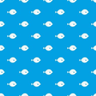 Pisi balığı desen kesintisiz mavi