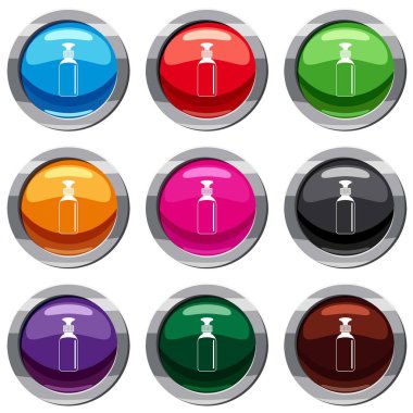 Kapalı şişe 9 koleksiyonu ayarla