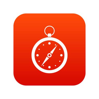 Dijital pusula simgesini kırmızı