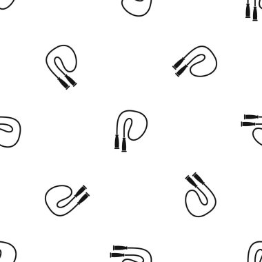 Atlama ipi desen sorunsuz siyah