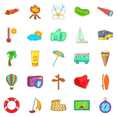 Tüm simgeler kümesi, karikatür tarzı dahil