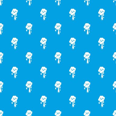 Damlama sümük desen kesintisiz mavi