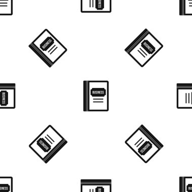 İş kitap desen sorunsuz siyah