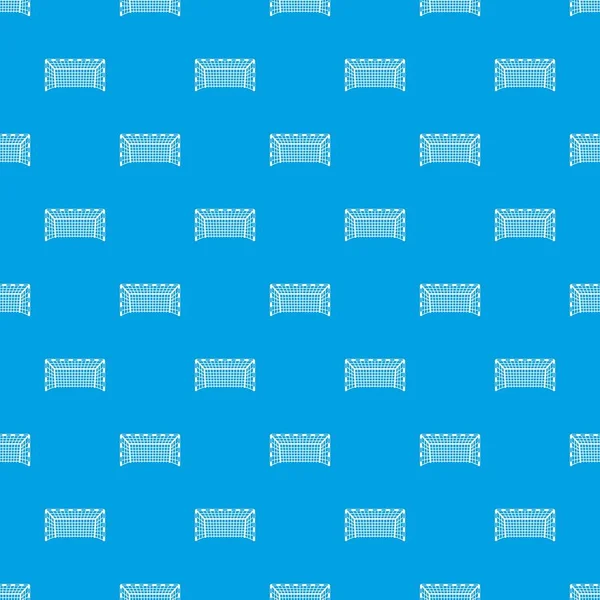목표 포스트 패턴 완벽 한 블루 — 스톡 벡터