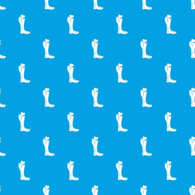 Zombi bacak desen kesintisiz mavi