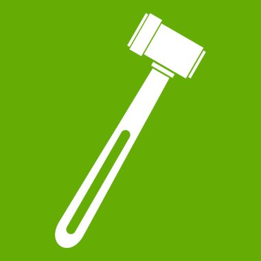 Tıbbi çekiç simgesi yeşil