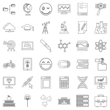 Enstitü simgeler kümesi, anahat stili