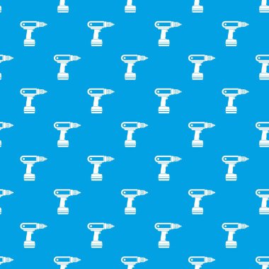 Elektrikli tornavida matkap desen kesintisiz mavi