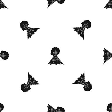 Yanardağ patlayan desen sorunsuz siyah