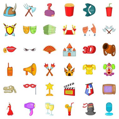 Galeri Icons set, karikatür tarzı