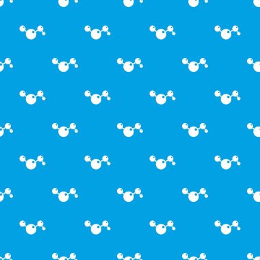 Kimyasal ve fiziksel molekülleri kesintisiz mavi model