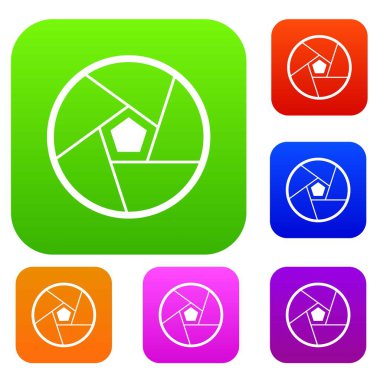 Fotoğraf lens koleksiyonu ayarla