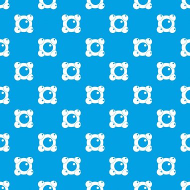 Kimyasal ve fiziksel molekülleri kesintisiz mavi model