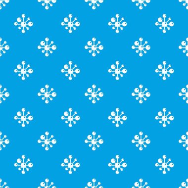 Kimyasal ve fiziksel molekülleri kesintisiz mavi model