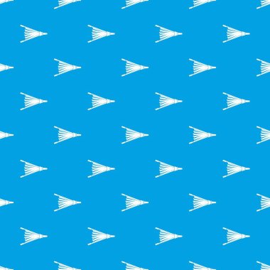 Yangın körük desen kesintisiz mavi