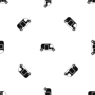 Tayland üç tekerlek Yerel taksi desen sorunsuz siyah