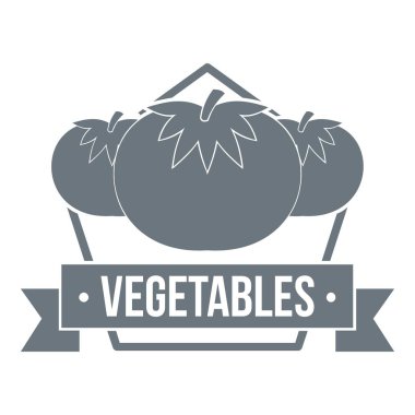 Sebze logosu, basit tarzı