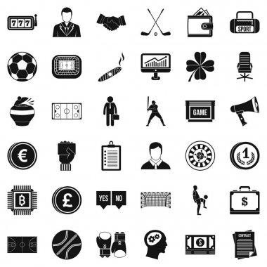 Kumar Icons set, basit tarzı