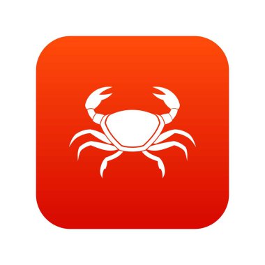 Taze Yengeç simgesi dijital kırmızı