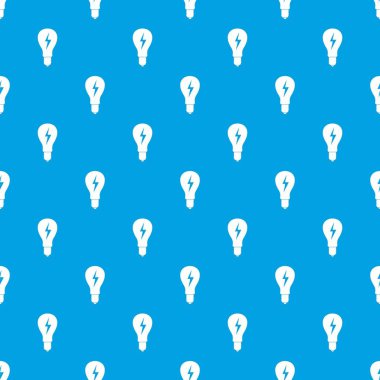 Ampul içinde desen kesintisiz Mavi Yıldırım ile