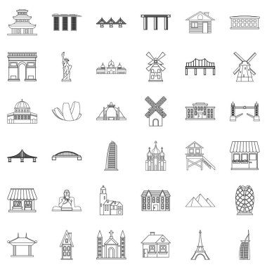 Heykel Icons set, anahat stili