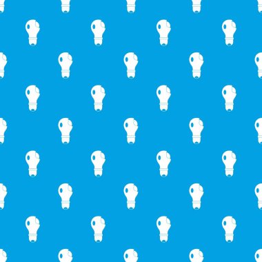 Kırık ampul deseni kesintisiz mavi