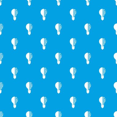 Microcircuit desen kesintisiz mavi ampul