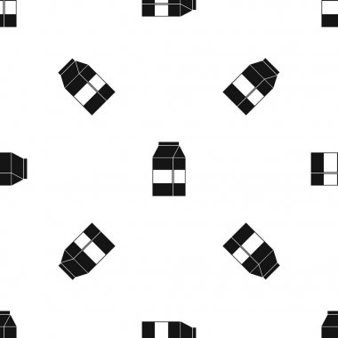 Süt desen sorunsuz siyah kutu