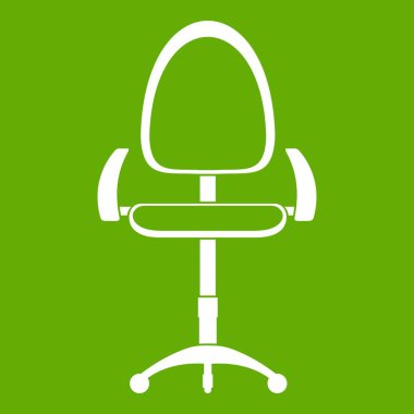 Modern ofis sandalye simge yeşil