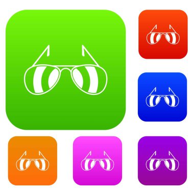 Güneş gözlüğü koleksiyonu ayarla