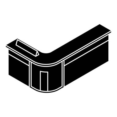 Resepsiyon Masa simgesi, basit tarzı