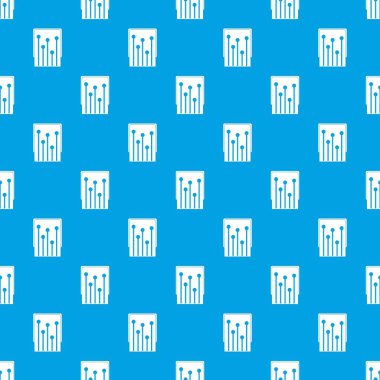 Bilgisayar işlemci desen kesintisiz mavi