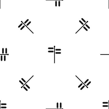 Sokak tabelası desen sorunsuz siyah