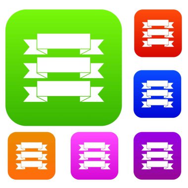 Üç şerit koleksiyonu ayarla