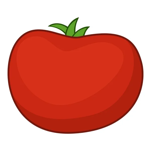 Ícone de tomate, estilo cartoon — Vetor de Stock