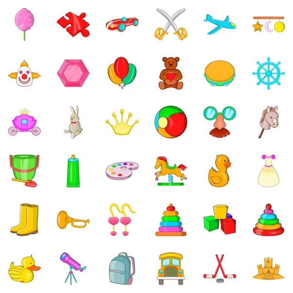 Icons set resim, karikatür tarzı