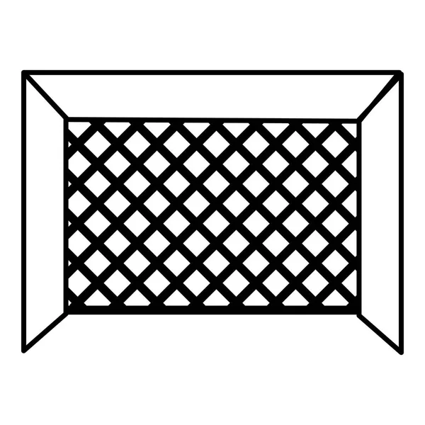 Hockey gate ikon, dispositionsformat — Stock vektor